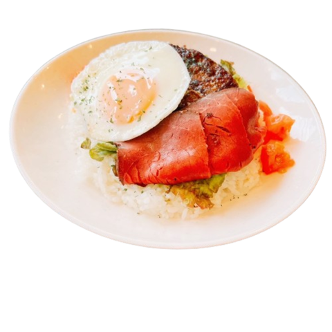 Aloha Poke Tokyo 久我山 ヘルシースタイルポキ ロコモコハンバーグ&ローストビーフOn the Rice