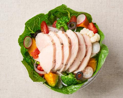 美と健康 10salad(テンサラダ) 練馬店 しっとり鶏胸肉のチキンサラダ Juicy Chicken Breast Salad
