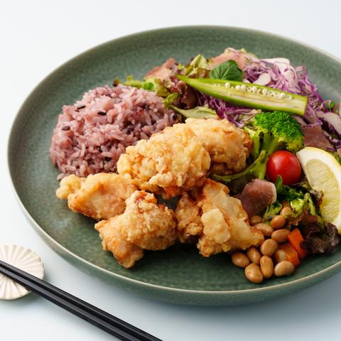 Salad Bento ENSA(旧和がし圓左) 【人気No.1】塩柚子からあげ with たっぷりサラダBOX