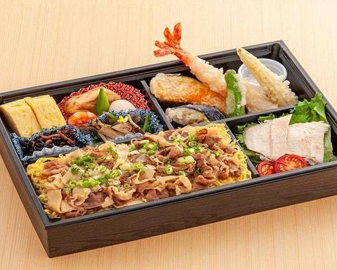 和食鍋処 すし半 玉造店 牛しぐれ天ぷら弁当