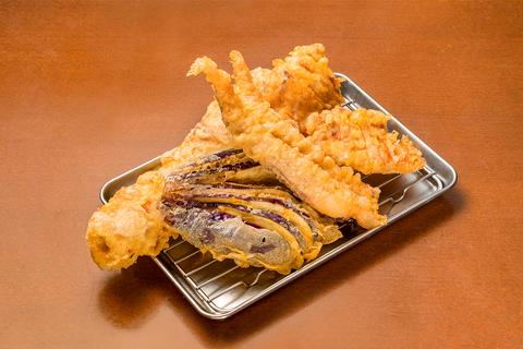 いわい製麺 天ぷら盛り合わせ4種