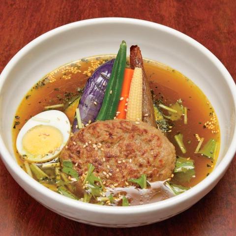 札幌スープカリー専門店イエロースパイス ハンバーグスープカレー