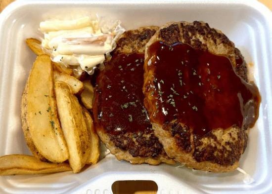 【大盛ご飯300g無料】肉汁ハンバーグ
