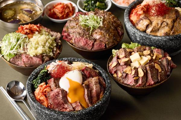 ハラミステーキ丼＆ビビンバ 「ハラミ市場」 立花店