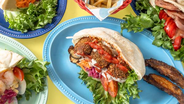 ododo falafel sandwich