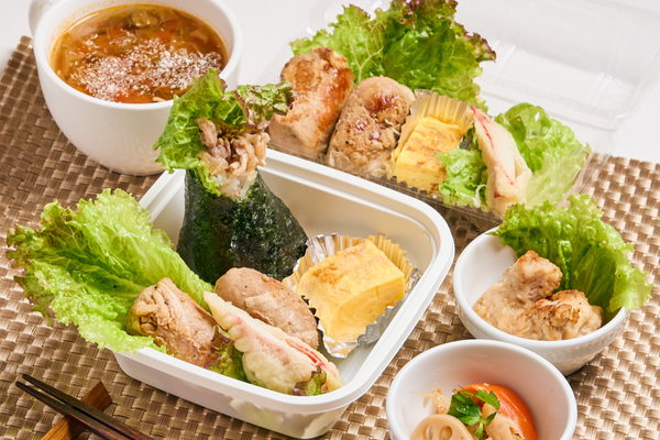 「おむすび おにぎり」シイナノゴハン (肉巻きおむすび 豚汁 生姜焼き ハンバーグ)