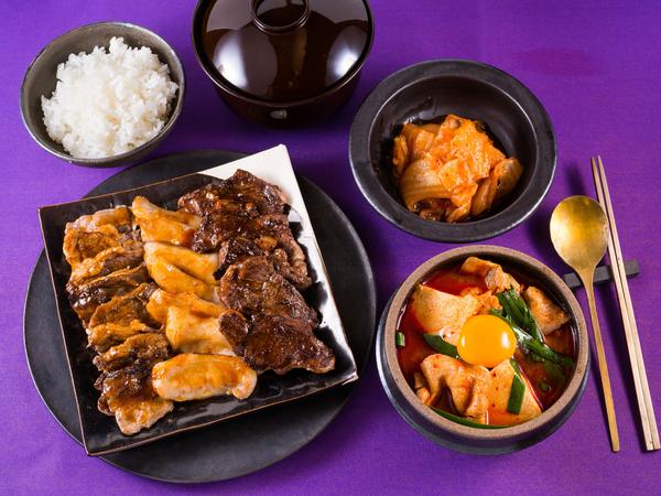 焼肉3種盛OKUDA