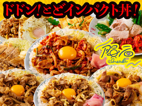 ドドンと！どインパクト大満足丼の隕石