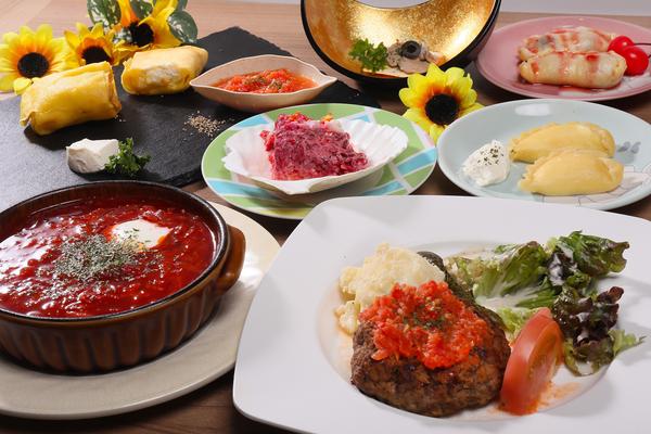 本場のウクライナ料理 ココロゴトカフェ
