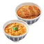 親子丼・カツ丼セット Chicken & Egg Rice Bowl, Pork Cutlet on Scrambled Eggs Rice Bowl