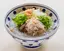 蒸し鶏とみょうがのおかゆ梅味仕立て