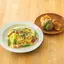 104.グリルベーコンとアスパラのクリームパスタ<パン3個付き>