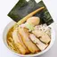 特選煮干しラーメン(セパレート容器・肉4枚+味玉/大盛無料)