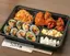 ヤンニョムチキンのり巻き弁当