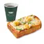 珈琲館のピザトーストセットPizza Toast Set