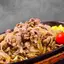 当店名物 ヤミツキ鉄板牛肉パスタ ライス付き