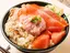 144 ガツ盛り丼 (シャリ中盛無料)