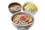 明太高菜マヨ牛丼サラダセット