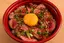 スパイシーローストビーフ丼 Spicy Roast Beef Bowl