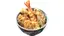 【特大海老入り】かしわ天丼