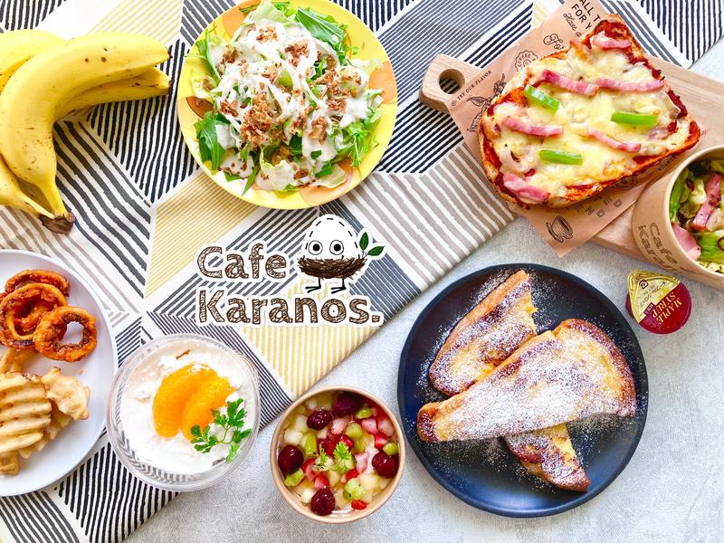 軽食とデザート。Cafe Karanos[カラノス]