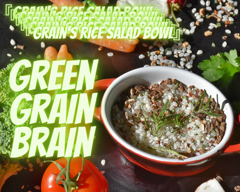 Grains rice bowl salad グリーングレインブレイン