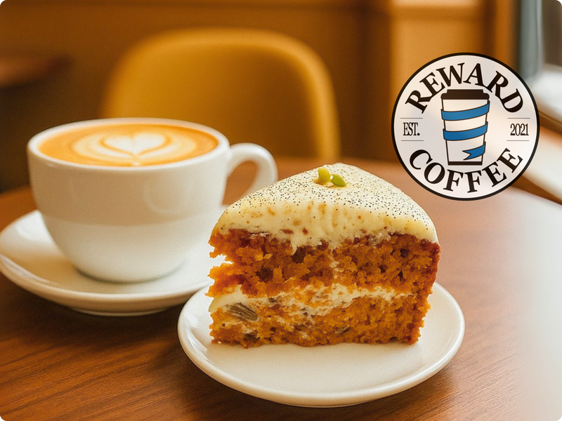 【自家製キャロットケーキ】REWARD COFFEE 葛西駅前店