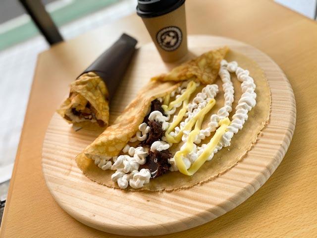 自然卵のクレープ 五橋店