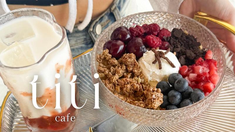 【自家製ヨーグルト/クロッフル】titi cafe
