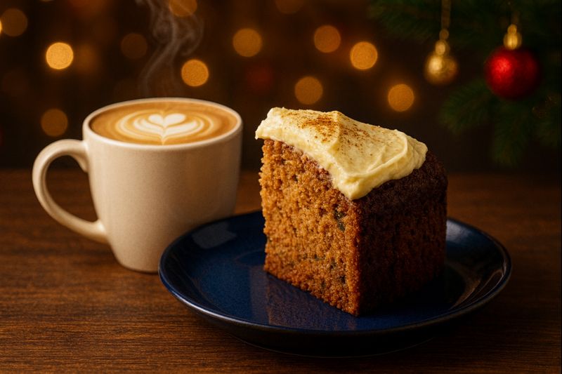 【自家製キャロットケーキ】REWARD COFFEE 茅場町店