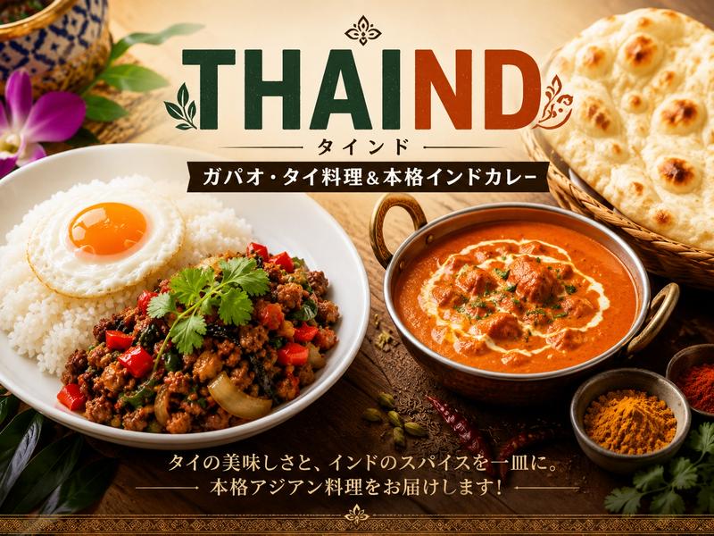 THAIND(タインド)|ガパオ・タイ料理&本格インドカレー