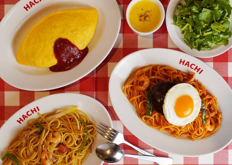 【洋食】レストランHACHI一番町店 since1979<ナポリタン/オムライス>