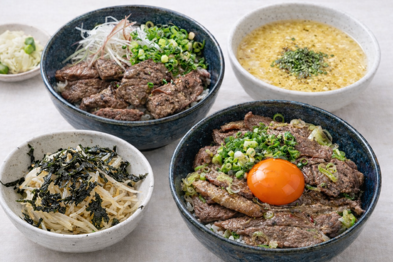 【国産和牛プレミアム丼】焼肉ホルモン肉ぶくろ