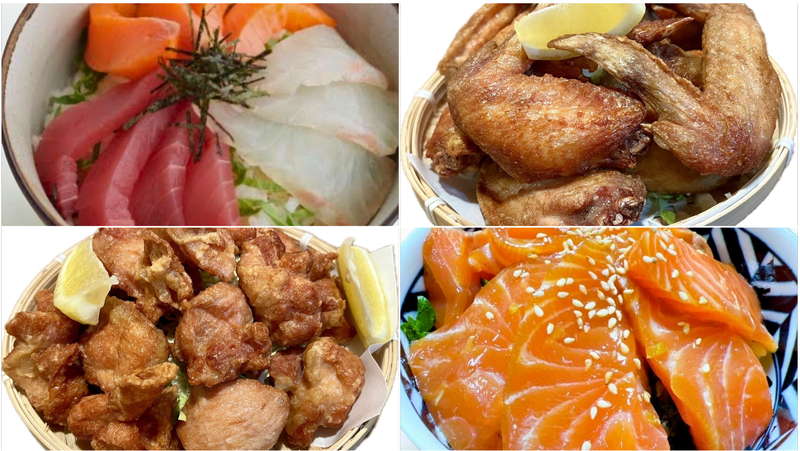 海鮮丼、焼き鳥、唐揚げ専門店 大越