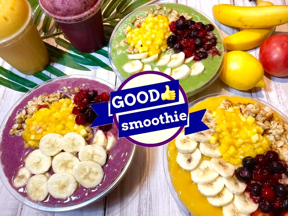 【ヘルシーアサイーボウル】&【グリークヨーグルト】 GOODスムージー 錦糸町店 Acai Bowls and Smoothies