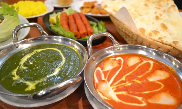 yabin宿河原駅前店.(ダルタドカ カレー半額 ¥940—>¥470)