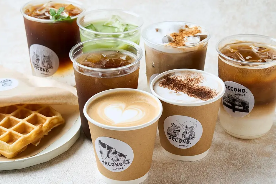 コーヒーとワッフルの店|SECOND.coffee&