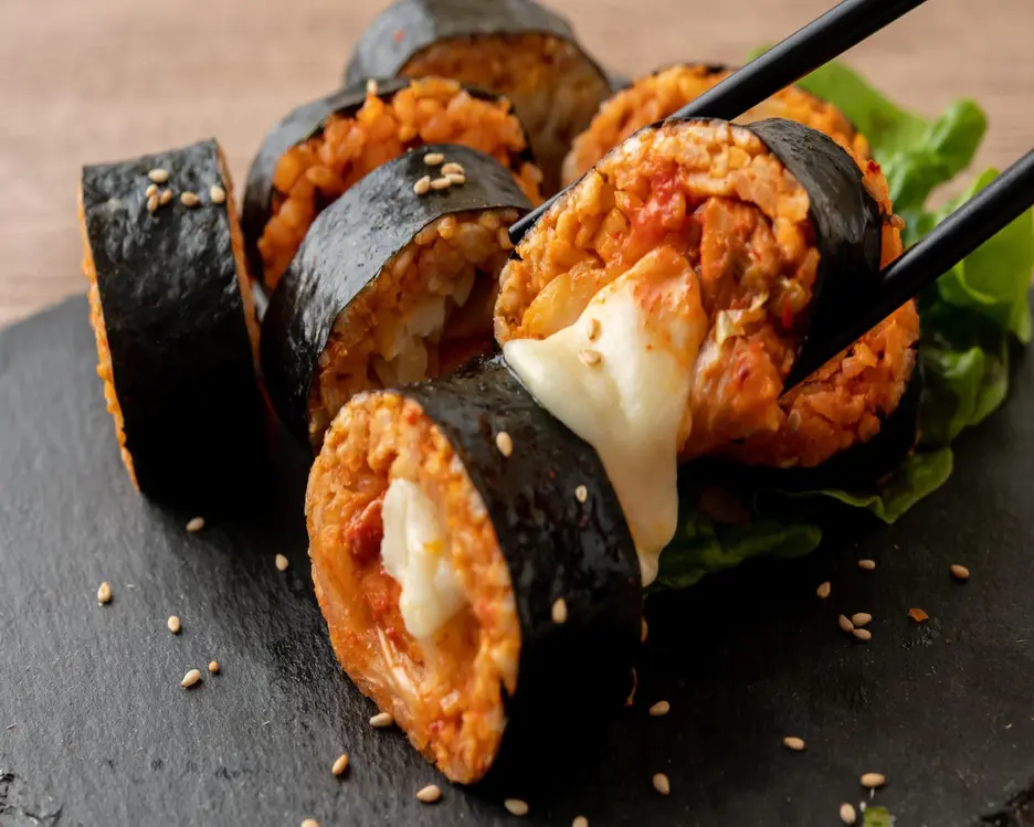 韓国キンパとスンドゥブチゲスープ ペゴパヨ Korian GIMBAP & Sundubu chige Pegopayo
