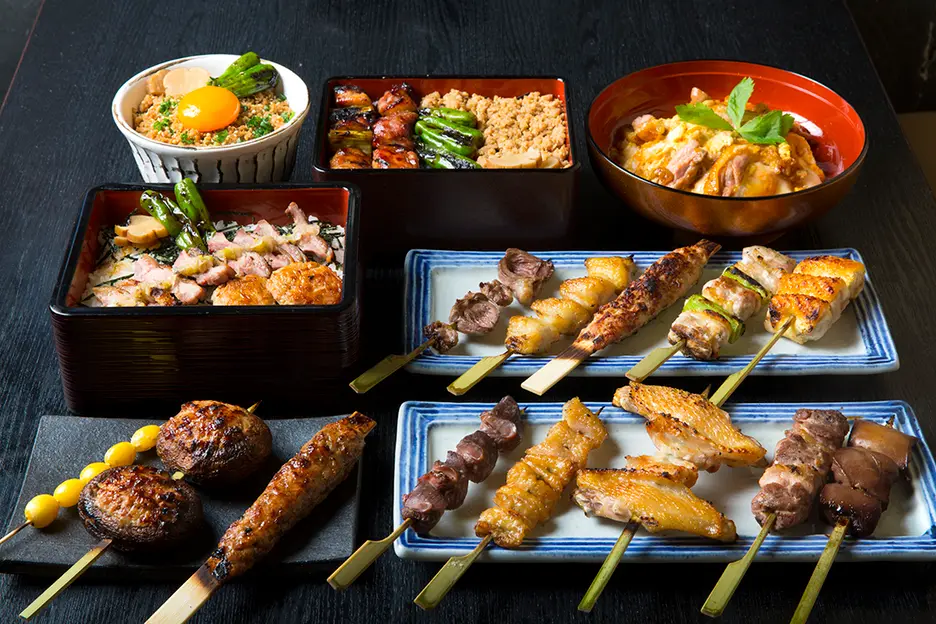 比内地鶏炭火焼ひない
